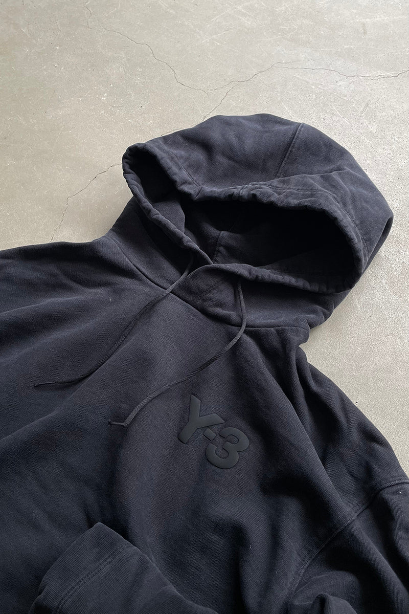 PULLOVER LOGO SWEAT HOODIE / BLACK [SIZE: S USED]