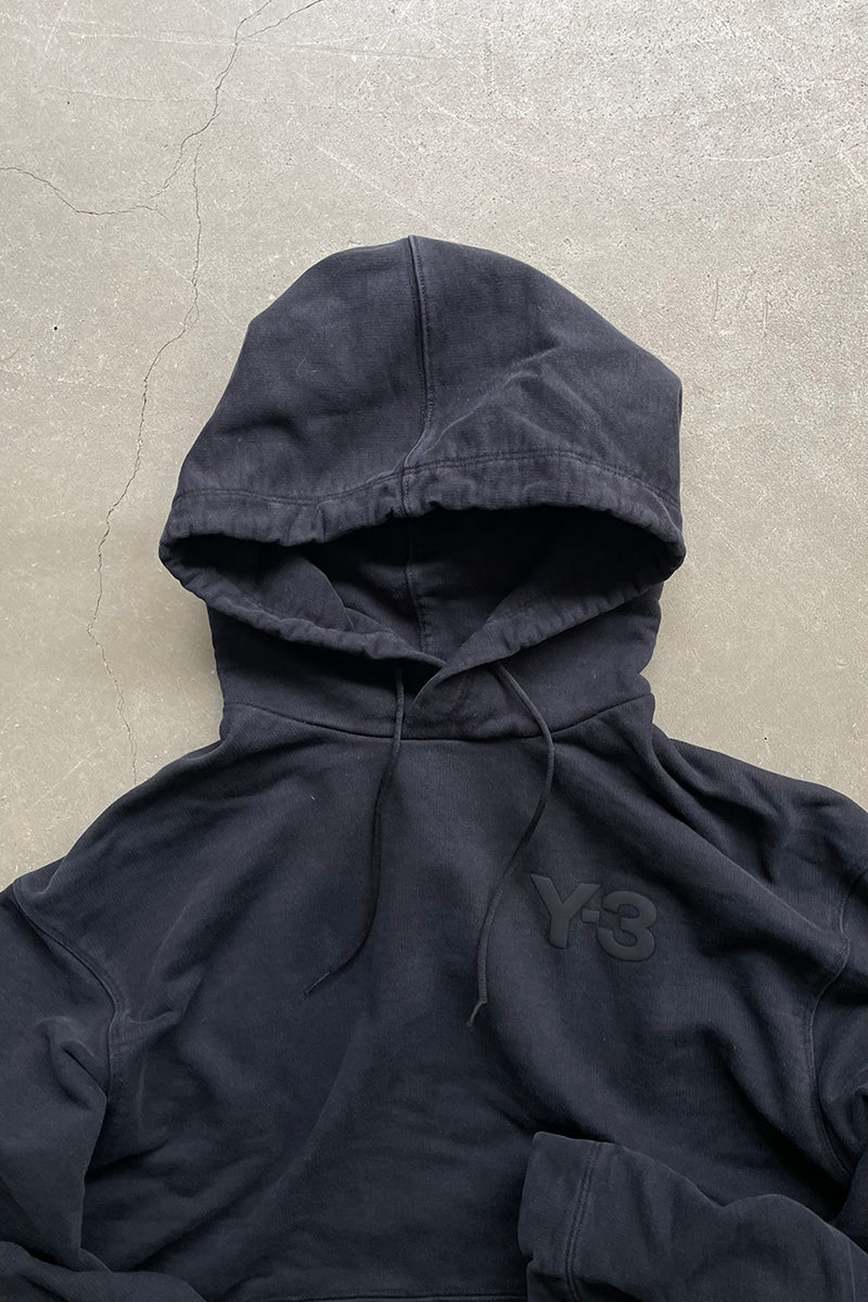 PULLOVER LOGO SWEAT HOODIE / BLACK [SIZE: S USED]