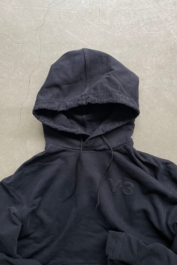 PULLOVER LOGO SWEAT HOODIE / BLACK [SIZE: S USED]