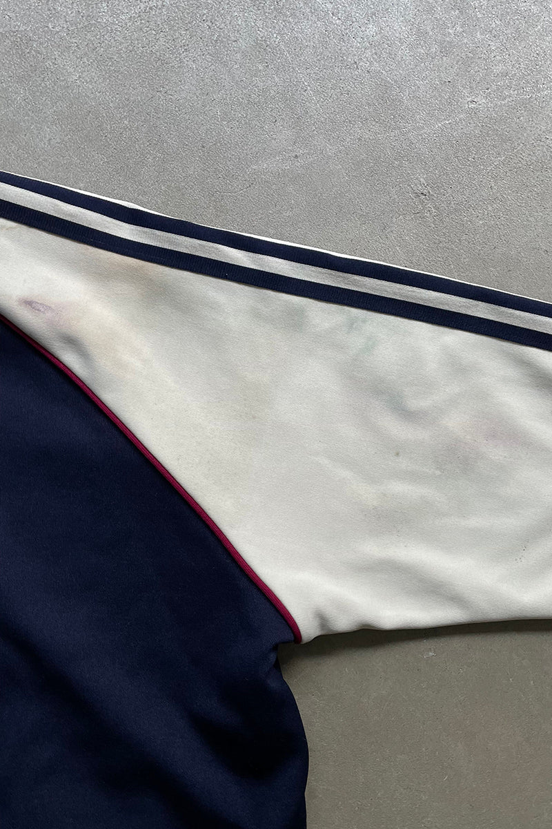 70'S ZIP UP TRACK JACKET / NAVY [SIZE: L USED]