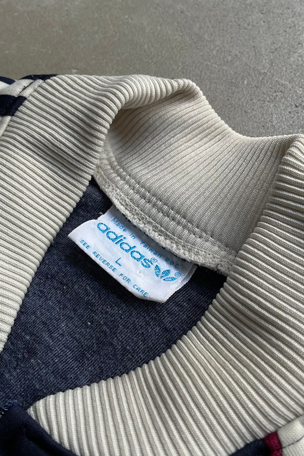 70'S ZIP UP TRACK JACKET / NAVY [SIZE: L USED]