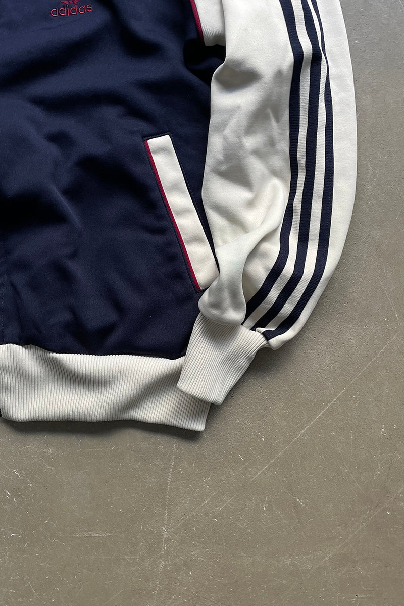 70'S ZIP UP TRACK JACKET / NAVY [SIZE: L USED]