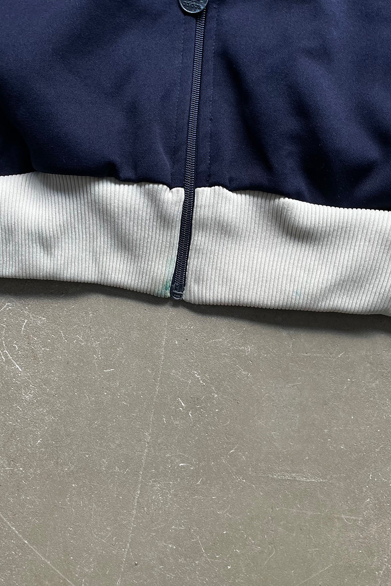 70'S ZIP UP TRACK JACKET / NAVY [SIZE: L USED]