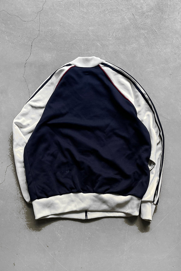 70'S ZIP UP TRACK JACKET / NAVY [SIZE: L USED]