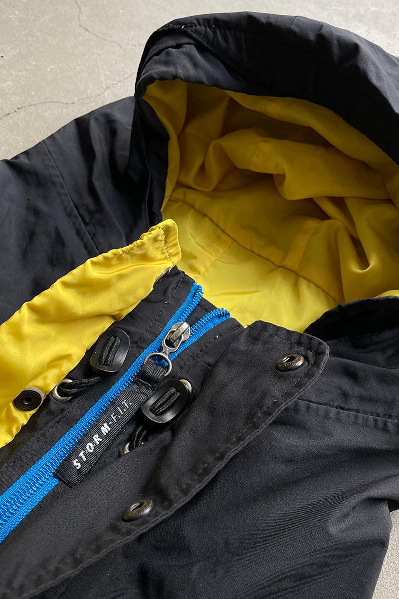 Y2K EARLY 00'S STORM FIT ANORAK NYLON JACKET / BLUE [SIZE: BOYS M (equivalent to S) USED]