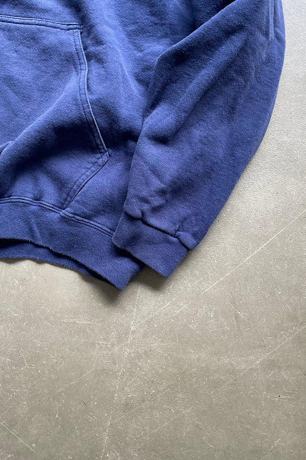 MADE IN MEXICO 90s ONE POINT LOGO SWEAT HOODIE / NAVY [SIZE: L USED]