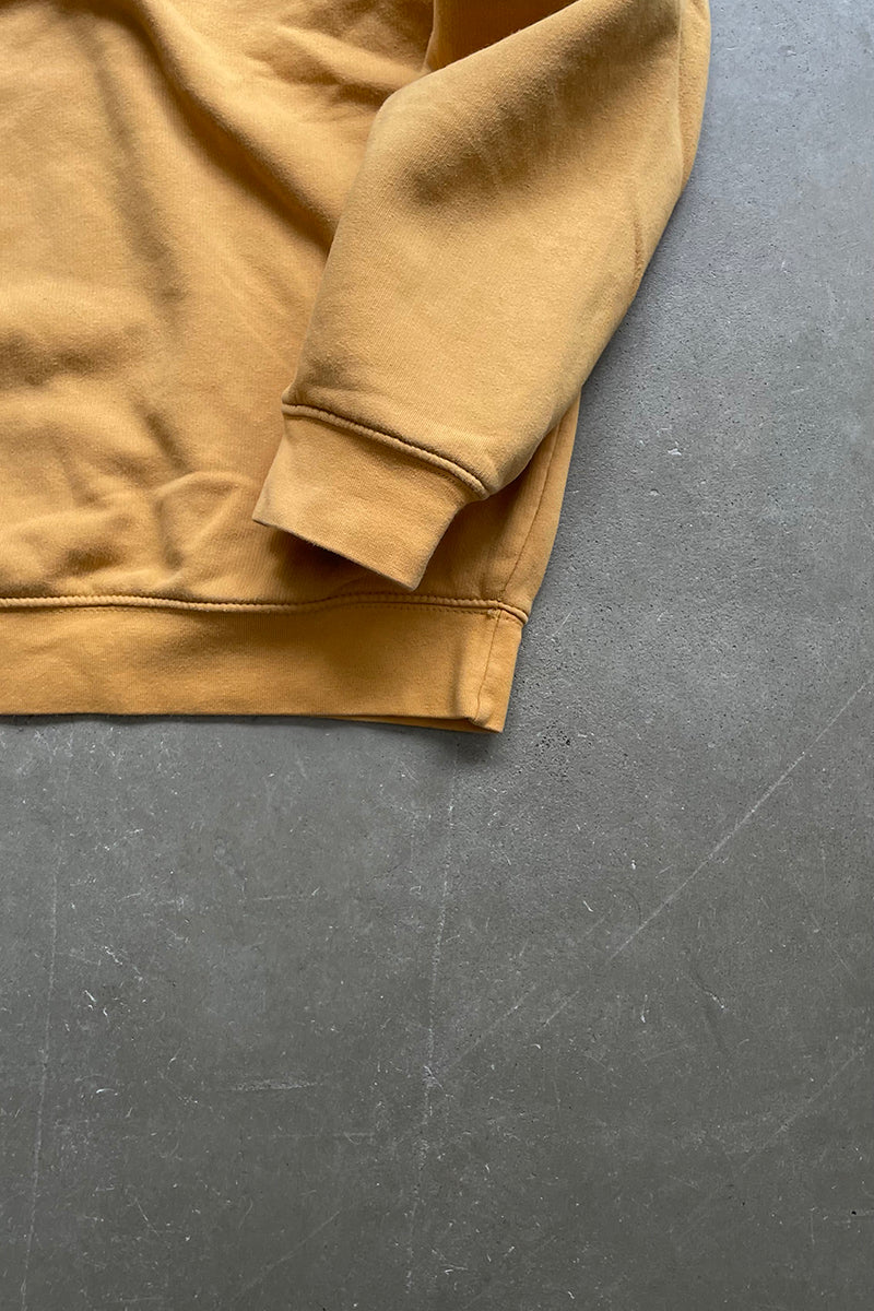 Y2K EARLY 00'S LOGO SWEATSHIRT / YELLOW [SIZE: M USED]