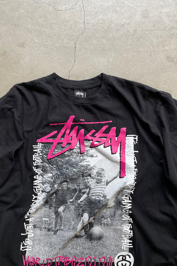MADE IN MEXICO 10'S WORLD TRIBE T-SHIRT / BLACK [SIZE: L USED]