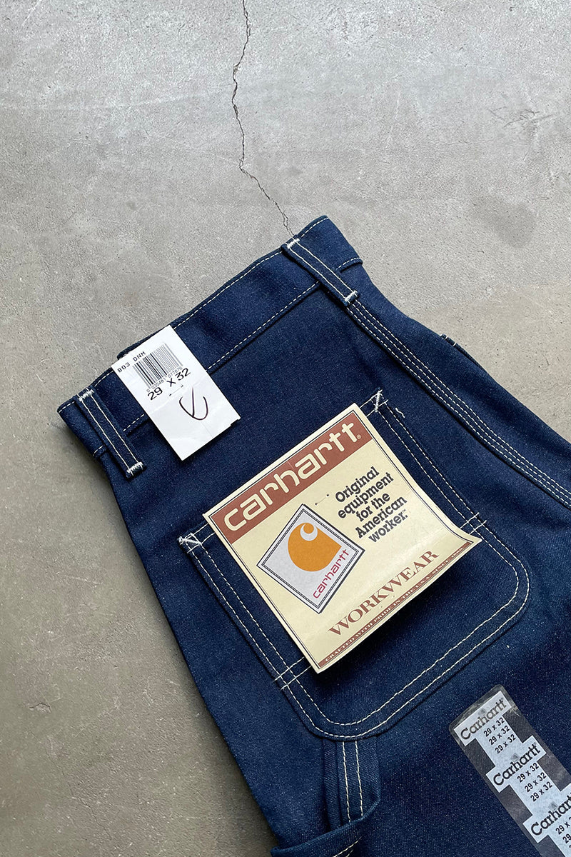 MADE IN USA 99'S DENIM PAINTER PANTS / INDIGO [SIZE: W29L32 NOS/DEADSTOCK]