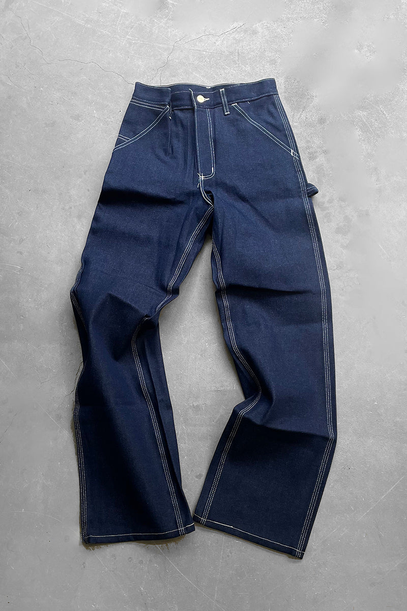 MADE IN USA 98'S DENIM PAINTER PANTS / INDIGO [SIZE: W28L32 NOS/DEADSTOCK]
