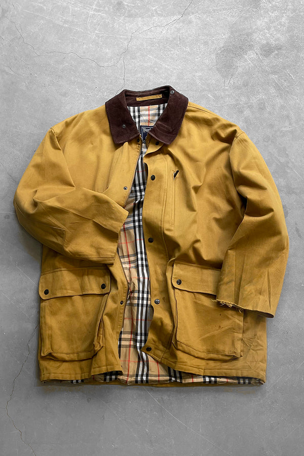 MADE IN ENGLAND 92'S PRORSUM HUNTING JACKET / YELLOW [SIZE: L USED]