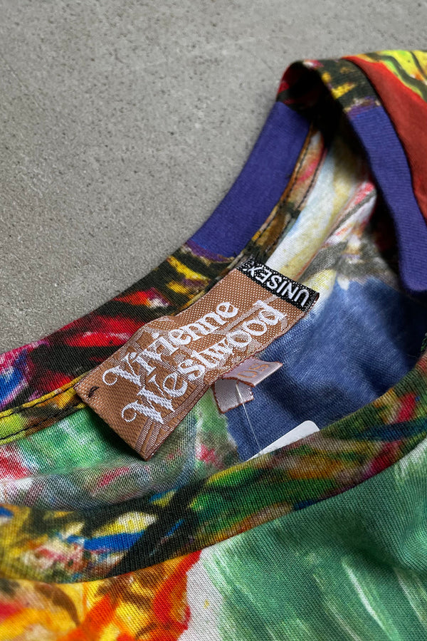 MADE IN ITALY 20SS ALL OVER PRINT ART T-SHIRT / MULTI [SIZE: OS (Equivalent to S) USED]