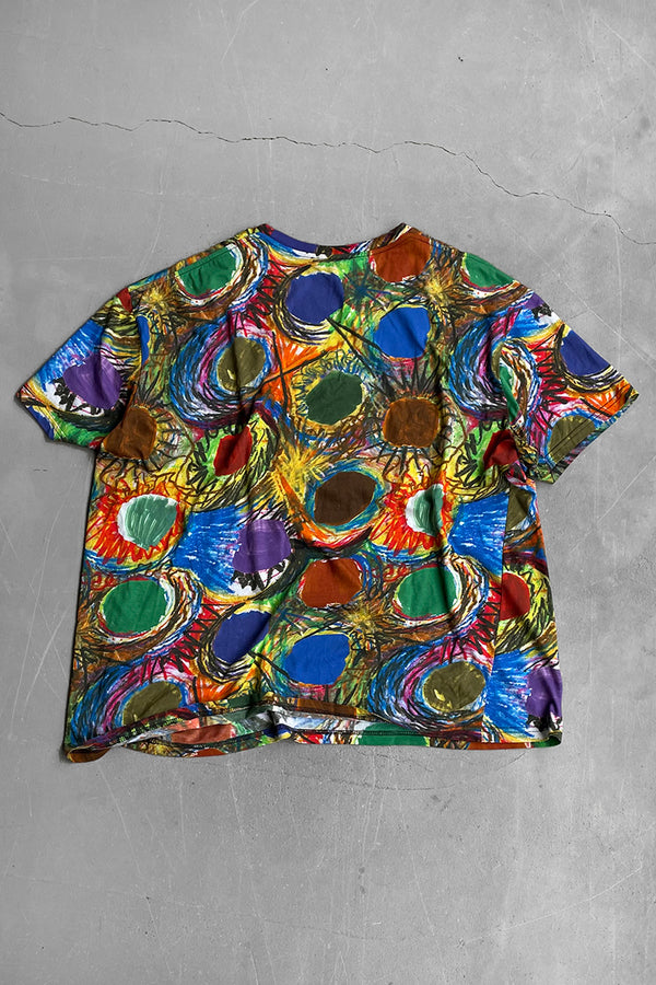 MADE IN ITALY 20SS ALL OVER PRINT ART T-SHIRT / MULTI [SIZE: OS (Equivalent to S) USED]
