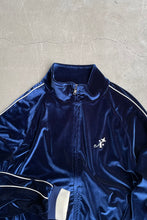 画像をギャラリービューアに読み込む, STAR &quot;A&quot; EMBROIDERED VELOUR TRACK JACKET / NAVY [SIZE: M NOS/DEADSTOCK]
