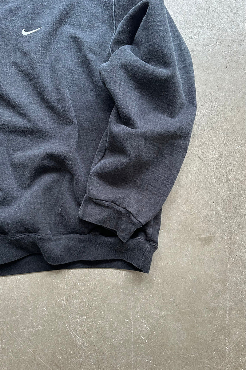 MADE IN USA 90'S LOGO SWEATSHIRT / FADED BLACK [SIZE: XL USED]