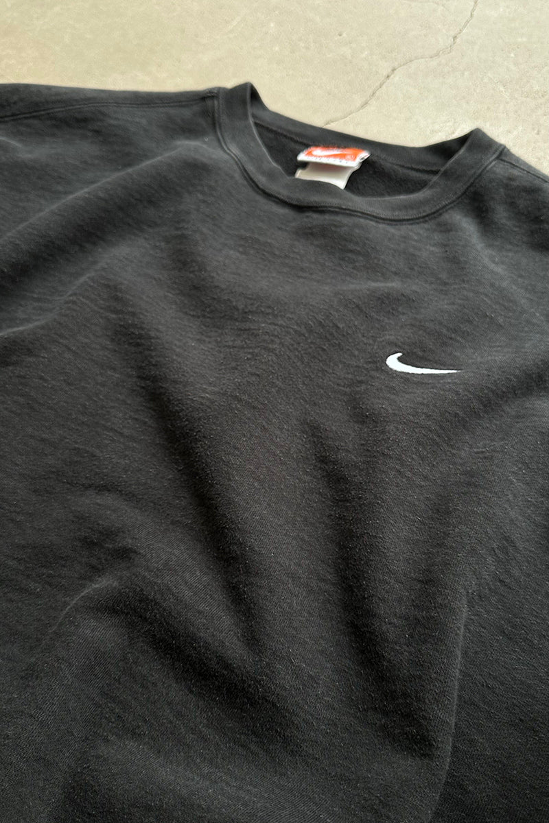 MADE IN USA 90'S LOGO SWEATSHIRT / FADED BLACK [SIZE: XL USED]