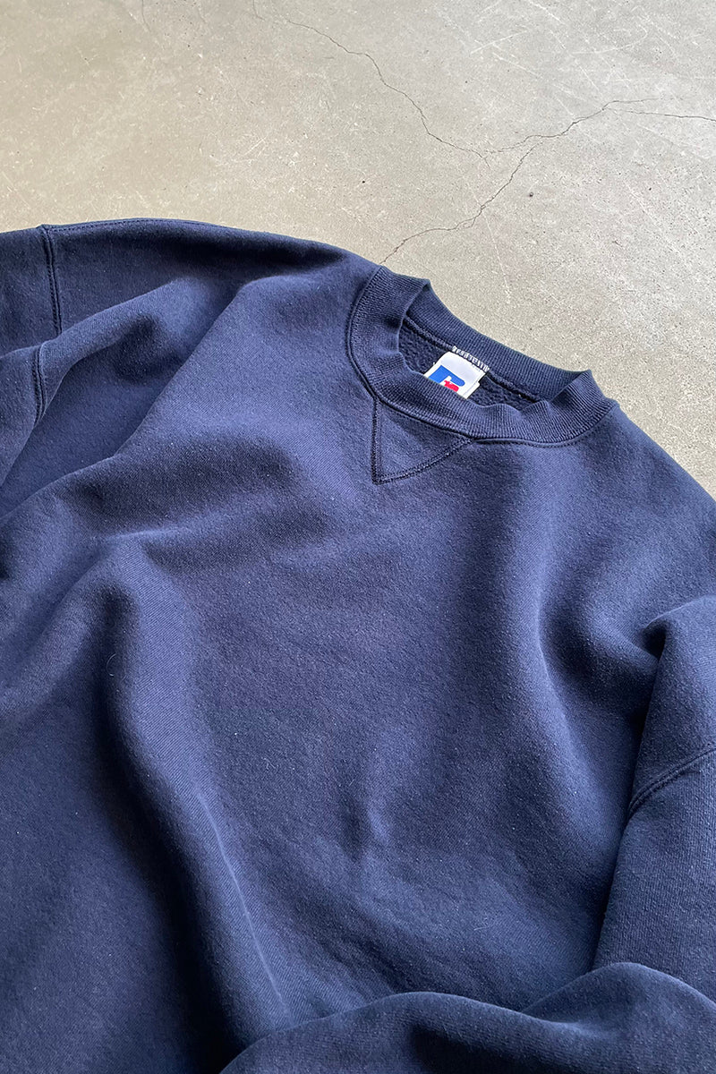 MADE IN USA 90'S SWEATSHIRT / NAVY [SIZE: XL USED]