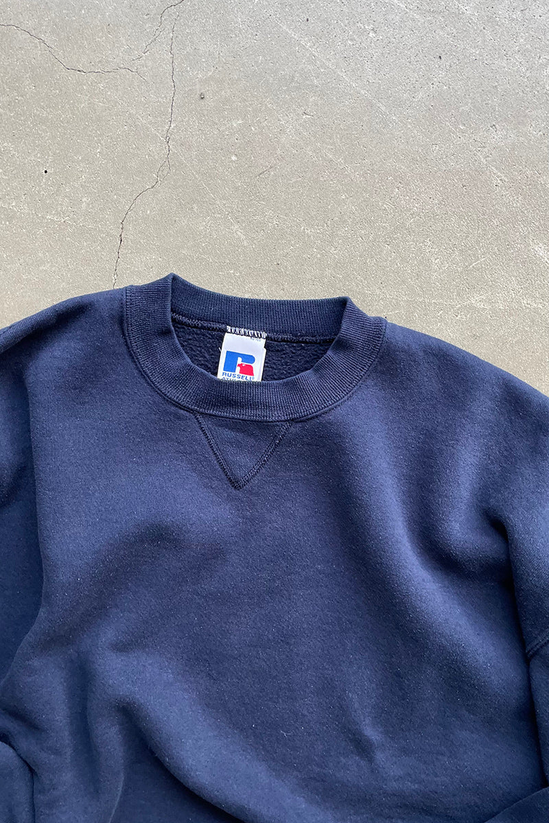 MADE IN USA 90'S SWEATSHIRT / NAVY [SIZE: XL USED]