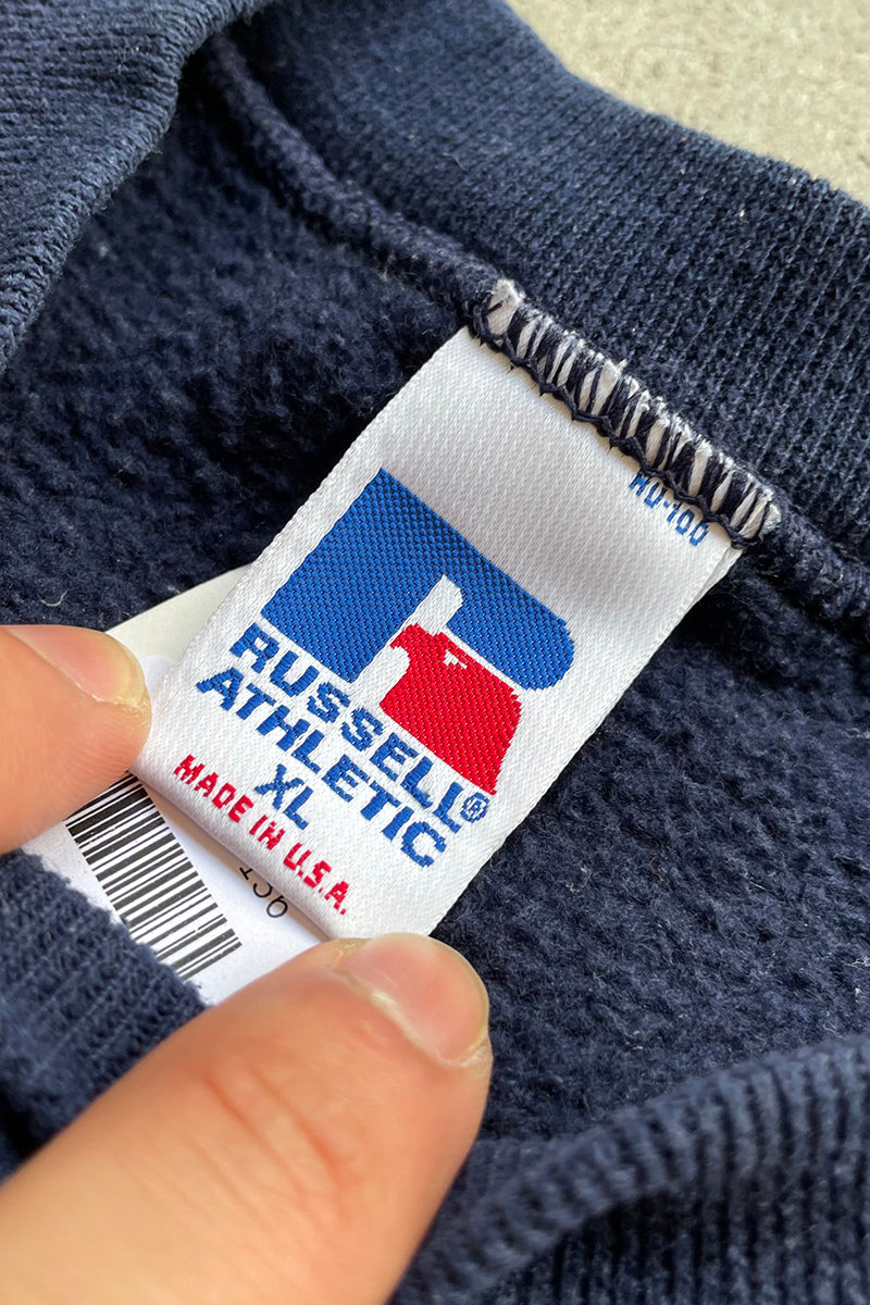 MADE IN USA 90'S SWEATSHIRT / NAVY [SIZE: XL USED]