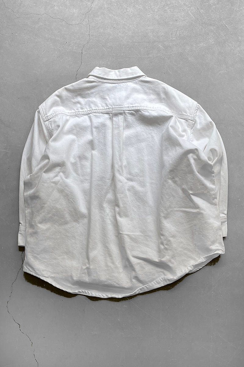 DENIM COVERALL / WHITE [SIZE: XS USED]