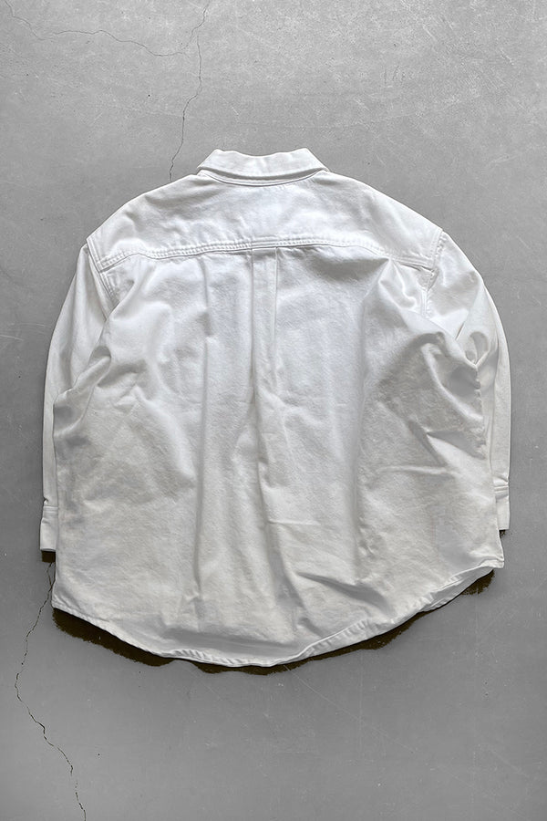 DENIM COVERALL / WHITE [SIZE: XS USED]