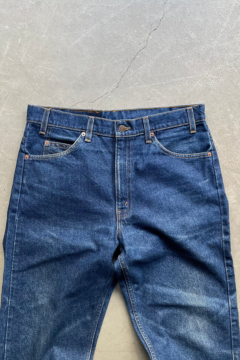 MADE IN MEXICO 96'S 505 ORANGE TAB DENIM PANTS / INDIGO [SIZE: 34 USED]