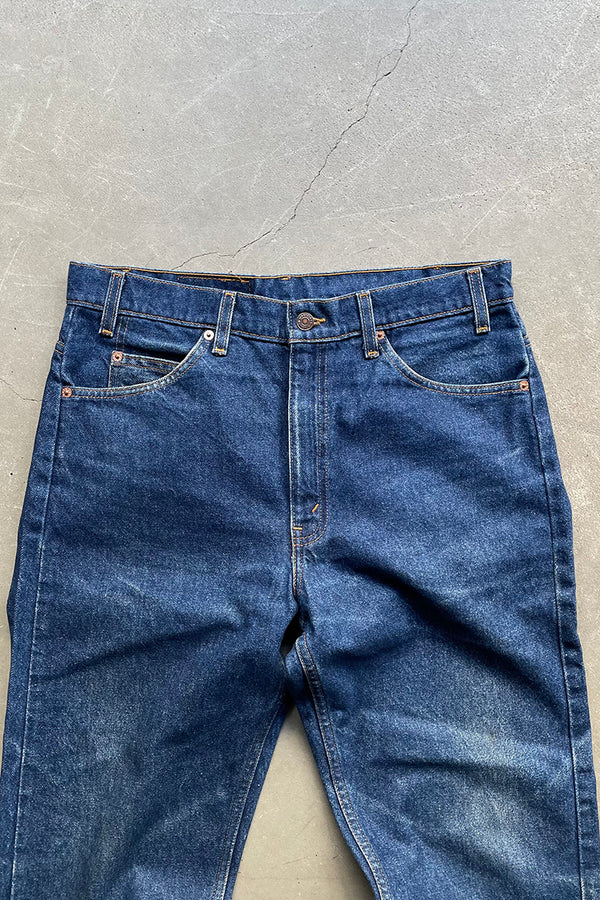 MADE IN MEXICO 96'S 505 ORANGE TAB DENIM PANTS / INDIGO [SIZE: 34 USED]