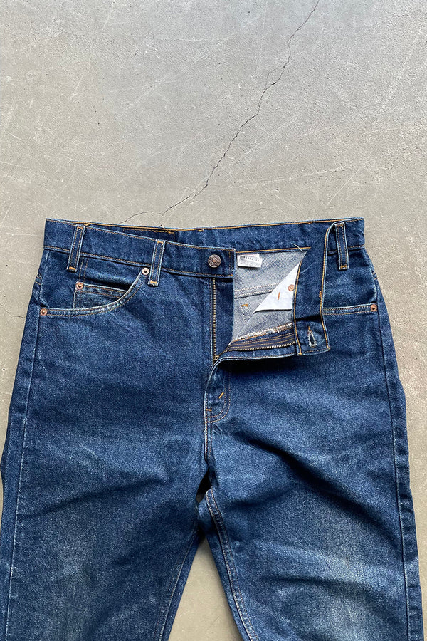 MADE IN MEXICO 96'S 505 ORANGE TAB DENIM PANTS / INDIGO [SIZE: 34 USED]