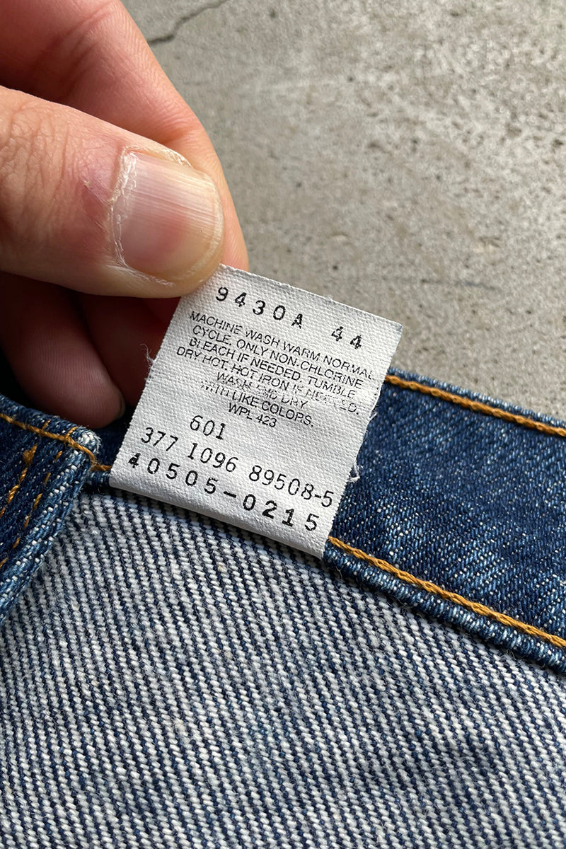 MADE IN MEXICO 96'S 505 ORANGE TAB DENIM PANTS / INDIGO [SIZE: 34 USED]