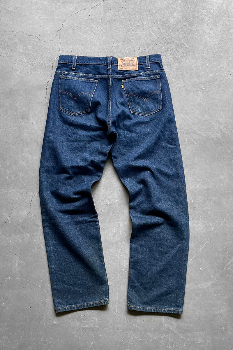 MADE IN MEXICO 96'S 505 ORANGE TAB DENIM PANTS / INDIGO [SIZE: 34 USED]
