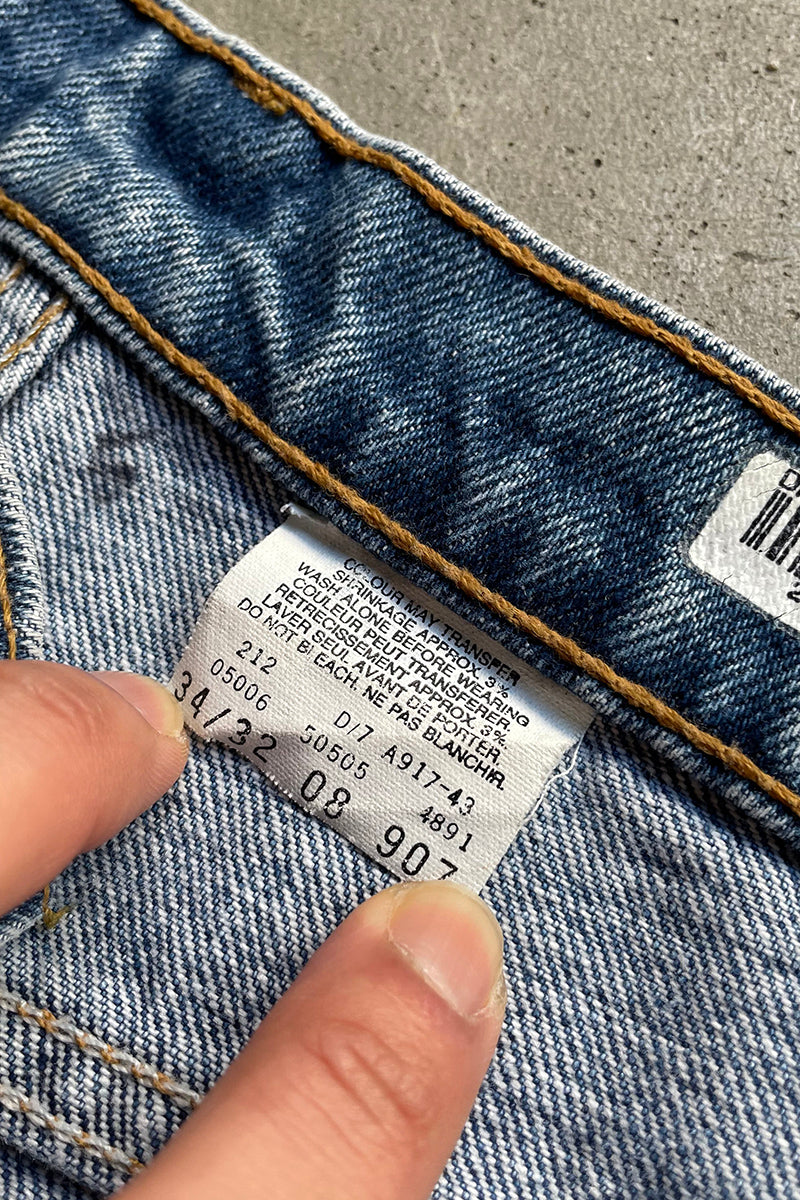 MADE IN MEXICO Y2K 01'S 505 DENIM PANTS / INDIGO [SIZE: 36 USED]