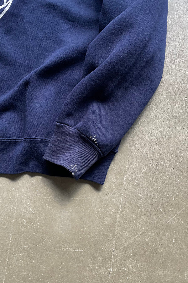 MADE IN USA 90'S NYU COLLEGE SWEATSHIRT / NAVY [SIZE: M USED]