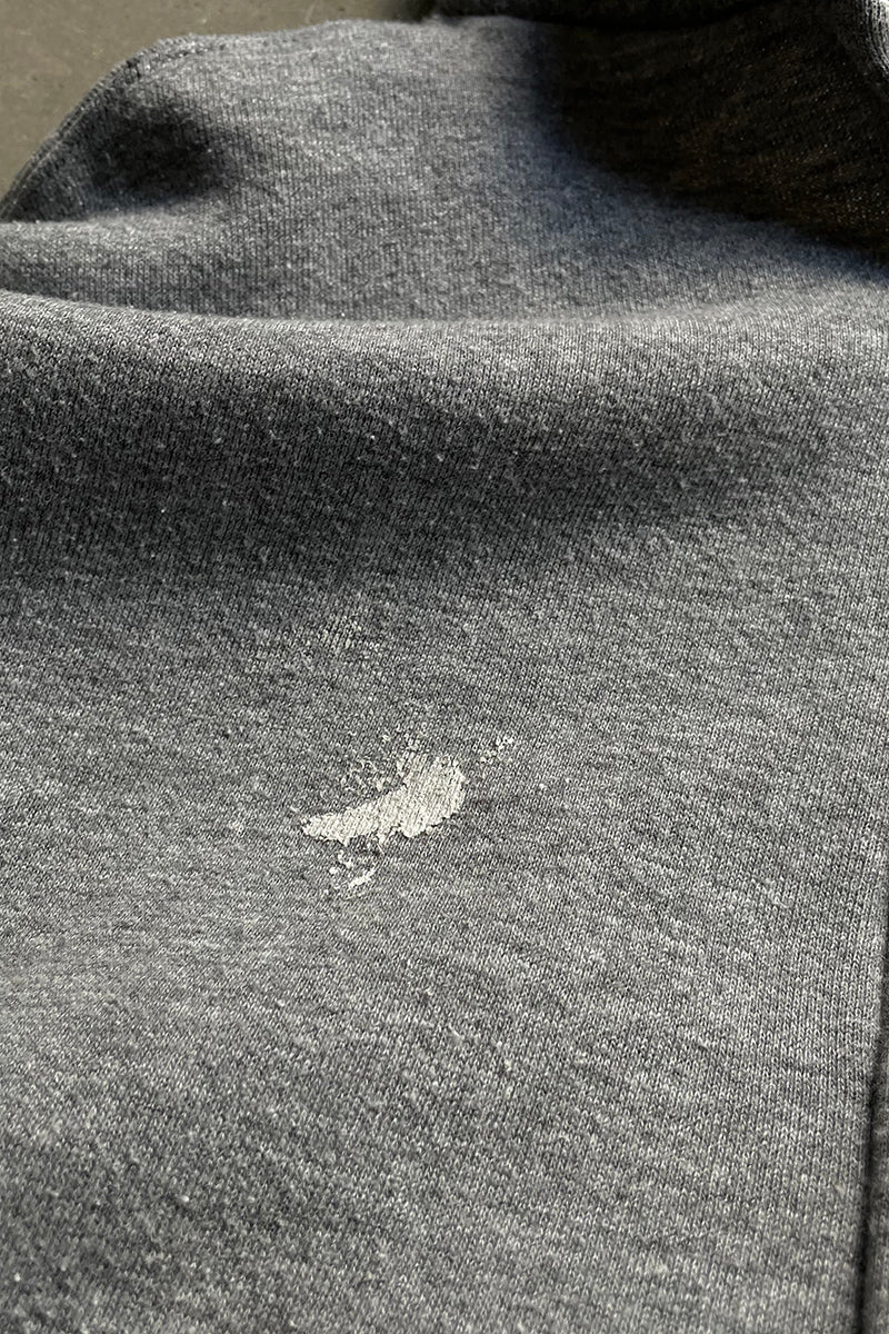 MADE IN USA 90'S ZIP SWEAT HOODIE / GRAY [SIZE: M USED]