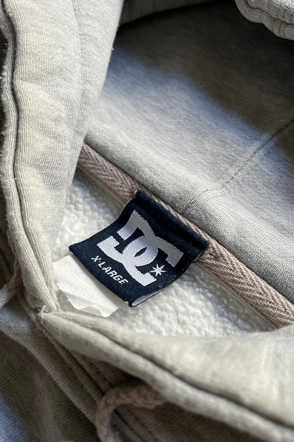 90'S LOGO SWEAT HOODIE / GRAY [SIZE: XL USED]