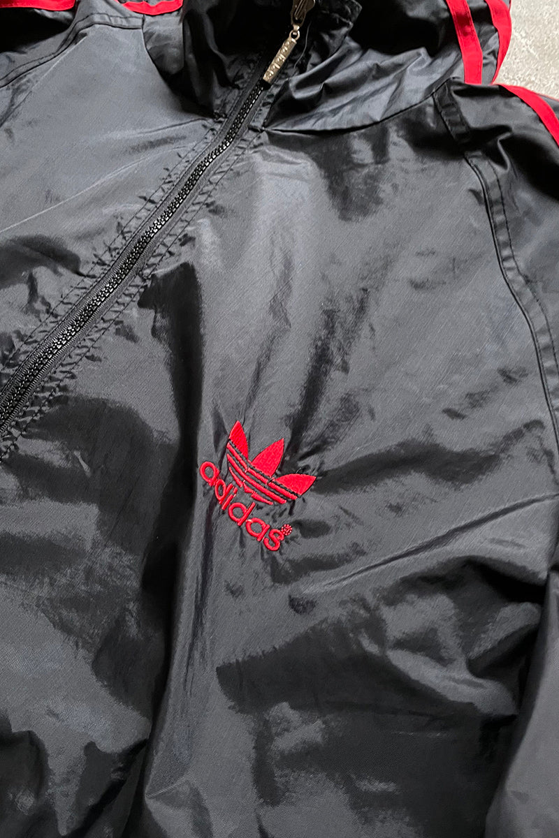 90'S NYLON JACKET / BLACK [SIZE: L USED]