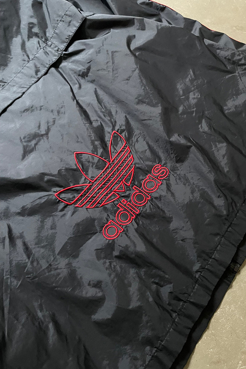 90'S NYLON JACKET / BLACK [SIZE: L USED]