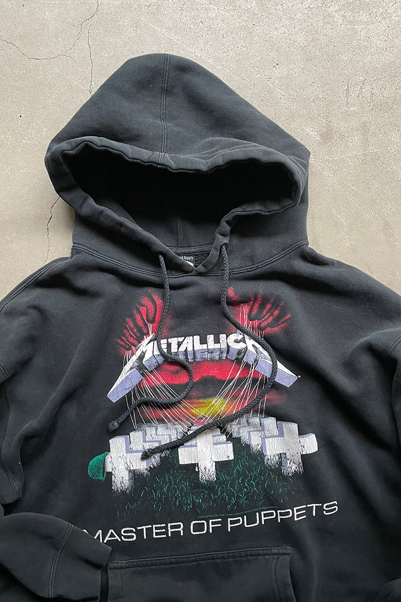 Y2K 06'S METALLICA BAND SWEAT HOODIE / BLACK [SIZE: M USED]