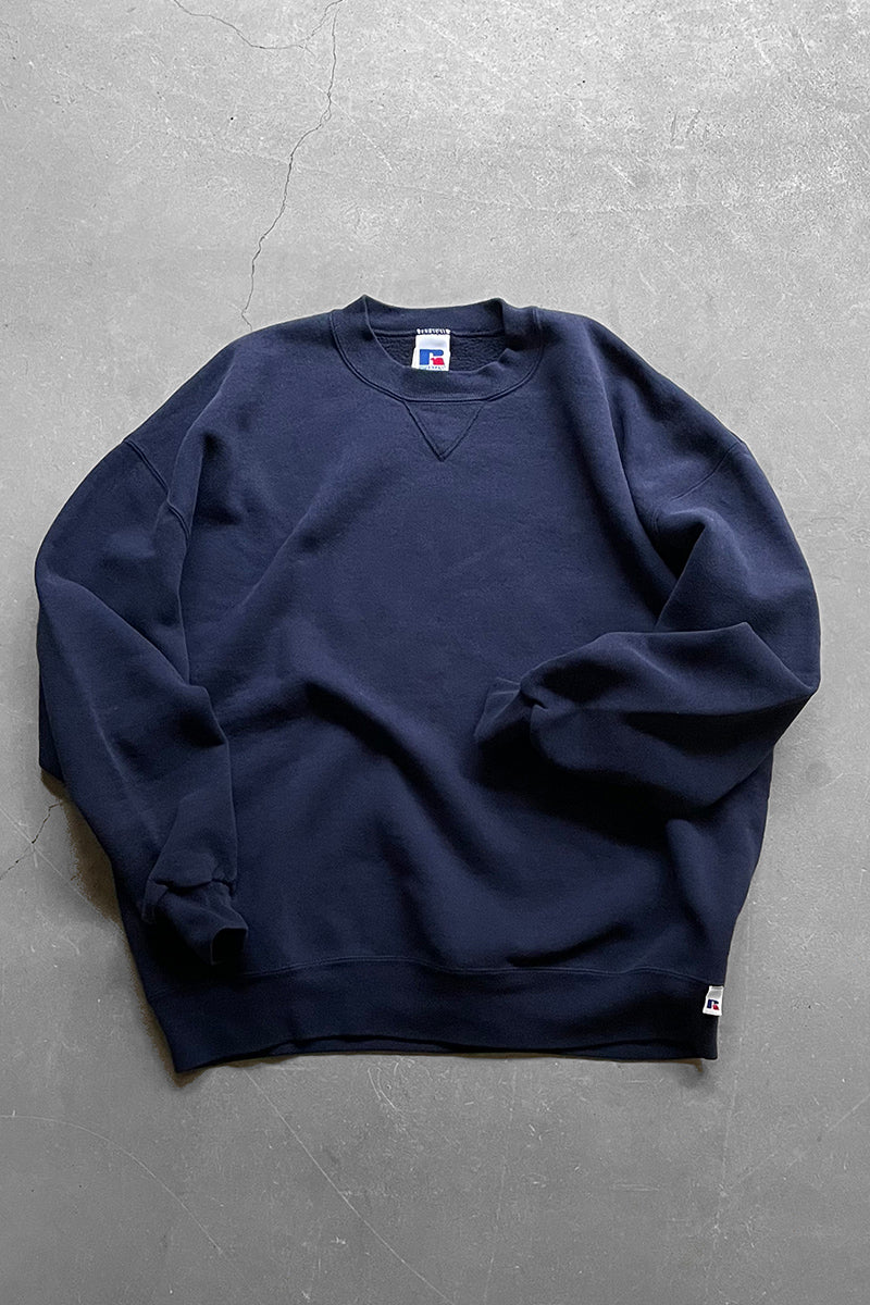 MADE IN USA 90'S SWEATSHIRT / FADED NAVY [SIZE: XL USED]
