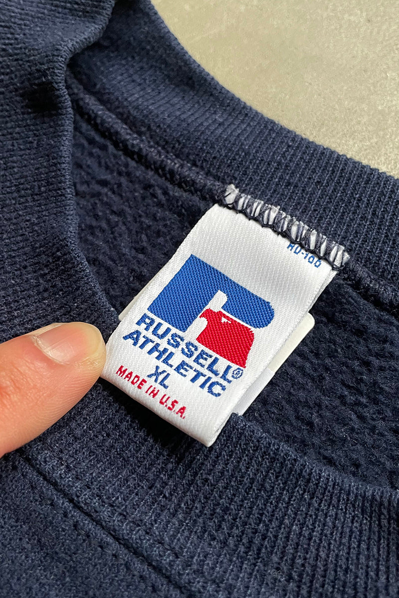 MADE IN USA 90'S SWEATSHIRT / FADED NAVY [SIZE: XL USED]