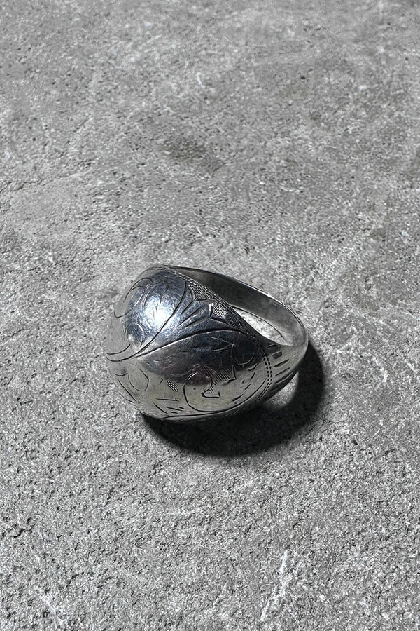 STERLING SILVER RING / SILVER [SIZE: US 7.5 equivalent USED]