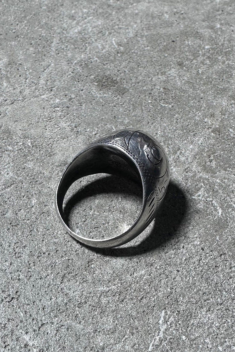 STERLING SILVER RING / SILVER [SIZE: US 7.5 equivalent USED]