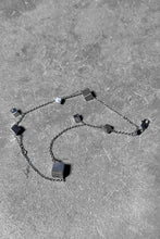 画像をギャラリービューアに読み込む, 925 SILVER HART SQUARE CHARM BRACELET / SILVER [SIZE: ONE SIZE USED]
