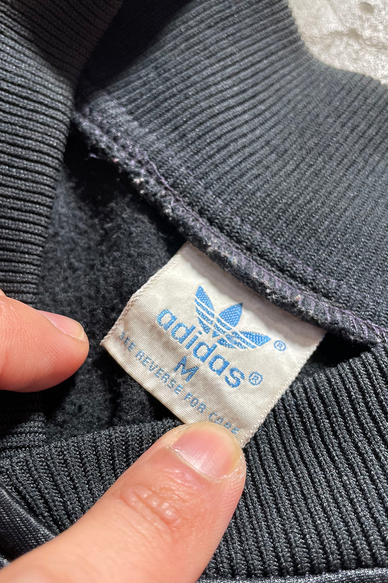 70'S SNAP BUTTON TRACK JACKET / BLACK [SIZE: M USED]