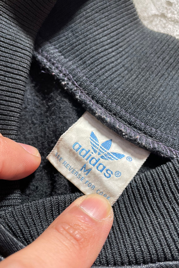70'S SNAP BUTTON TRACK JACKET / BLACK [SIZE: M USED]