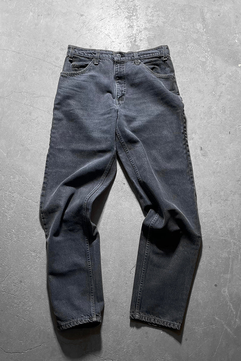 MADE IN USA 92'S 550 DENIM PANTS / BLACK [SIZE: W32L32 USED]