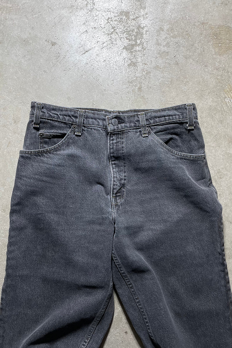 MADE IN USA 92'S 550 DENIM PANTS / BLACK [SIZE: W32L32 USED]