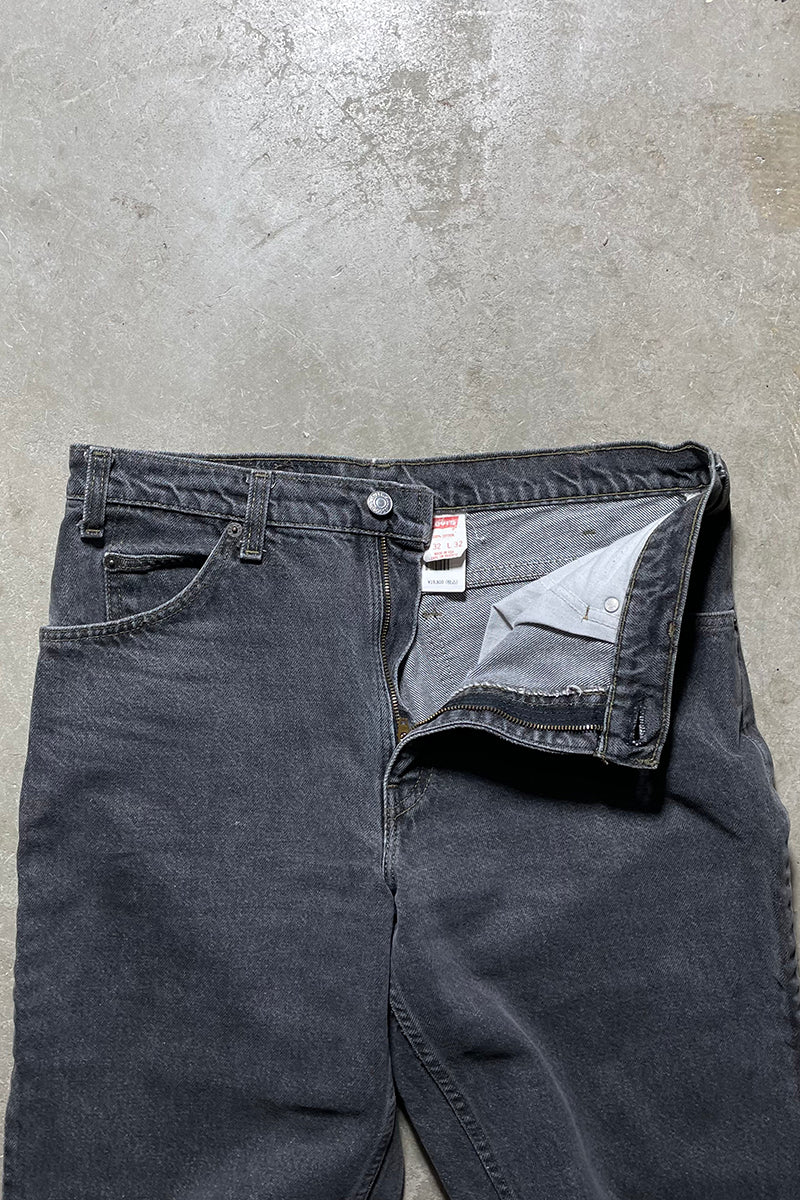 MADE IN USA 92'S 550 DENIM PANTS / BLACK [SIZE: W32L32 USED]