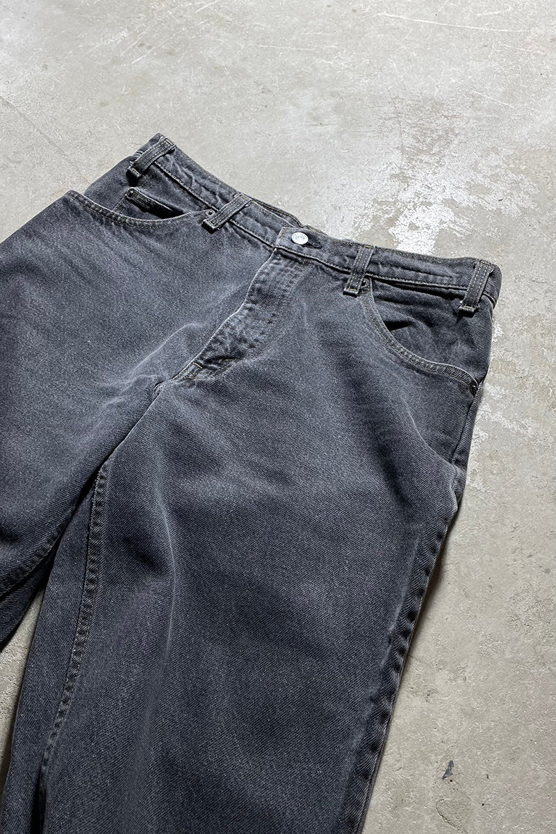 MADE IN USA 92'S 550 DENIM PANTS / BLACK [SIZE: W32L32 USED]