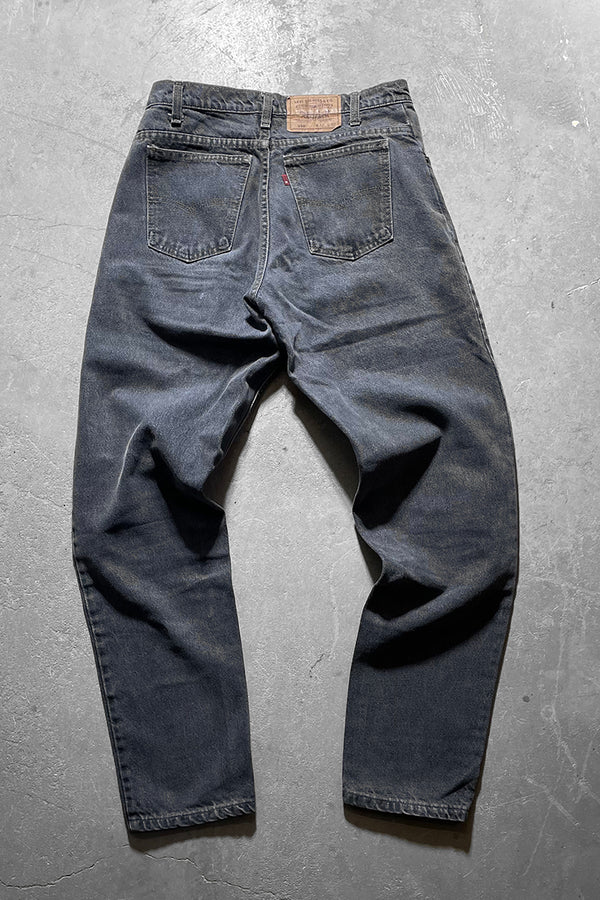 MADE IN USA 92'S 550 DENIM PANTS / BLACK [SIZE: W32L32 USED]