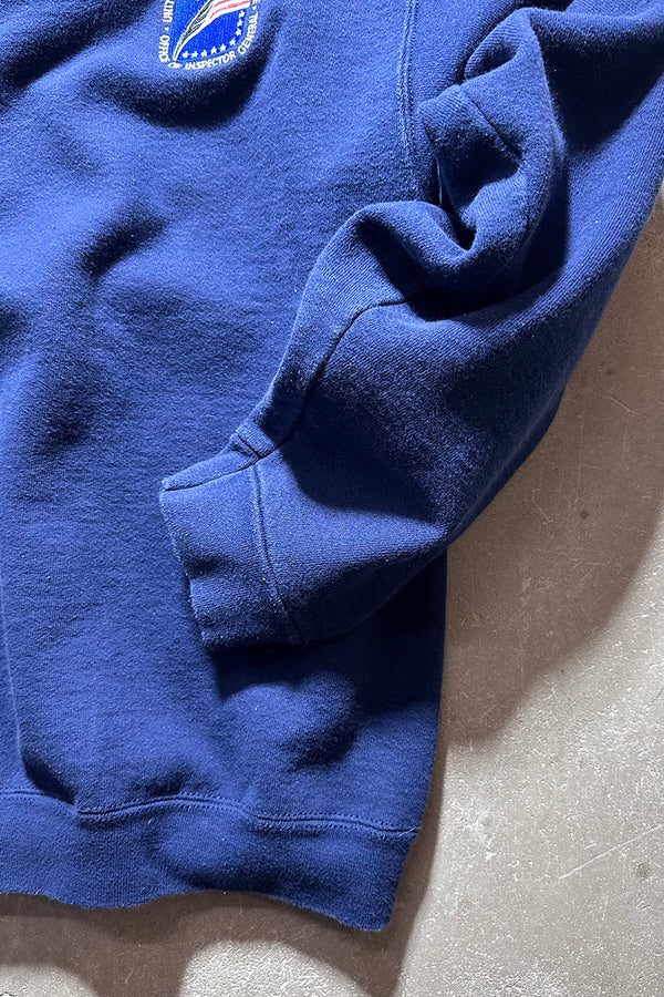 90'S USPS EMBROIDERY SWEATSHIRT / NAVY [SIZE: M USED]